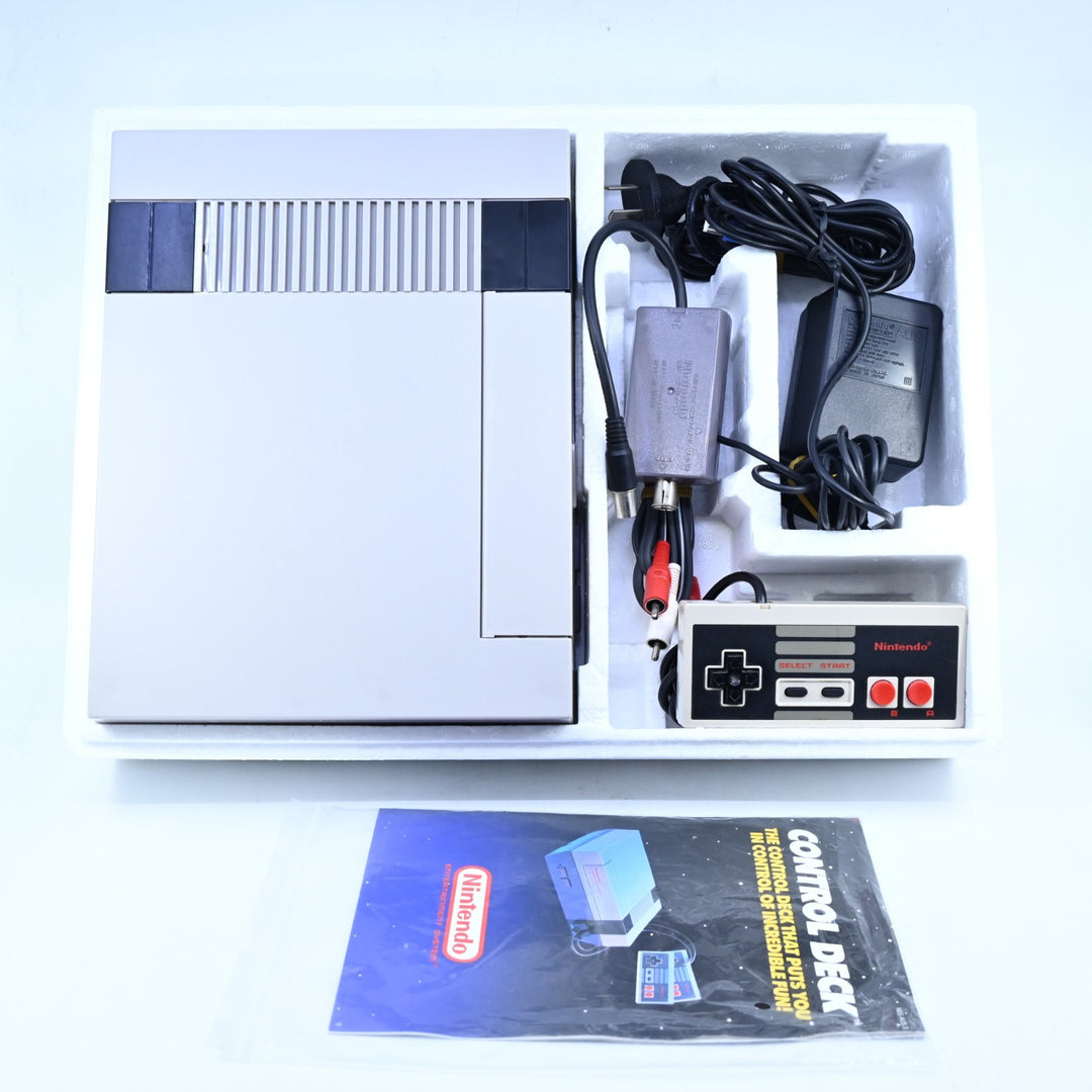 NES Control Deck - Nintendo Entertainment System / NES Boxed Console - PAL