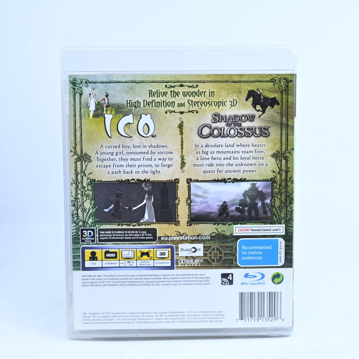 Ico & Shadow Of The Colossus Classics HD - SEALED! - PS3 Game - Cracked Case!