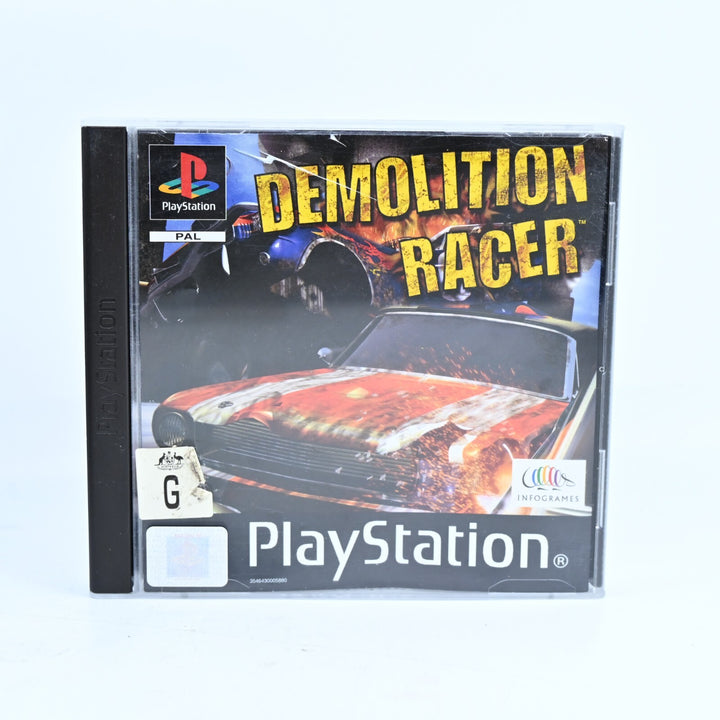 Demolition Racer - Sony Playstation 1 / PS1 Game + Manual - PAL - MINT DISC!
