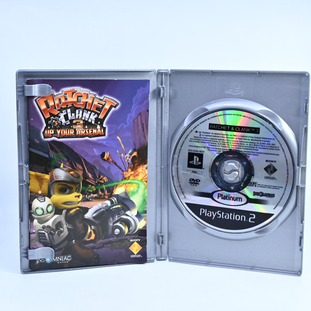 Ratchet & Clank 3: Up Your Arsenal - PS2 Game + Manual - PAL