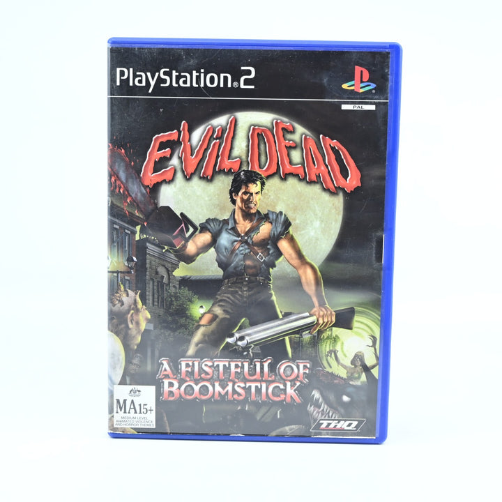 Evil Dead: Fistful of Boomstick - Sony Playstation 2 / PS2 Game - No Manual