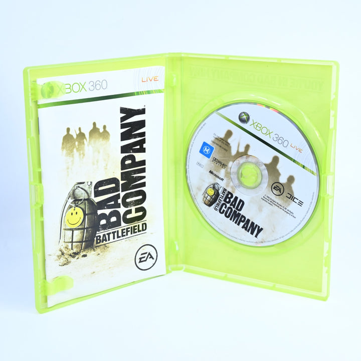 Battlefield: Bad Company - Xbox 360 Game + Manual - PAL - MINT DISC!