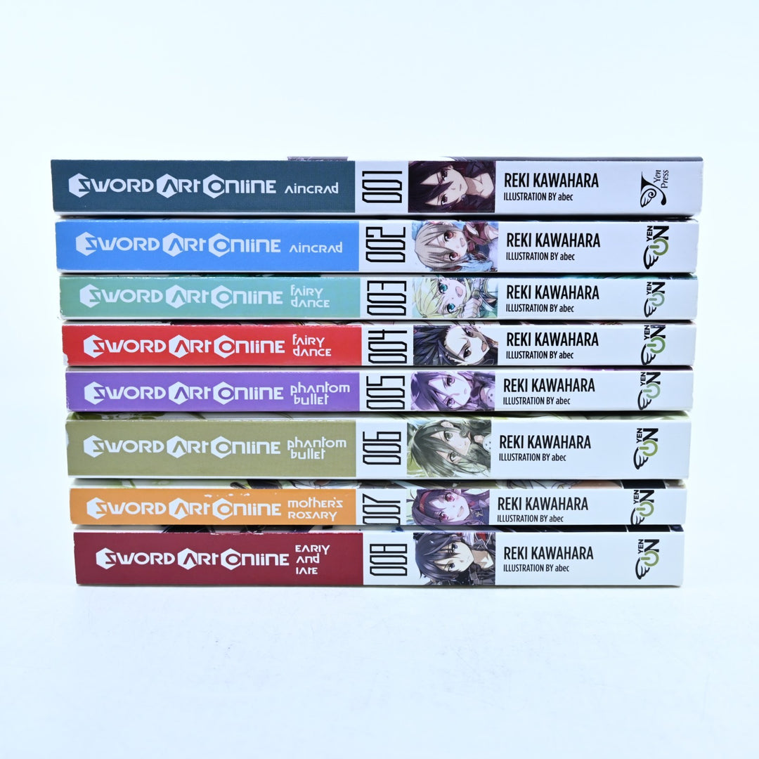 Sword Art Online - Volumes 1-8 - Reki Kawahara - Yen On - Light Novel