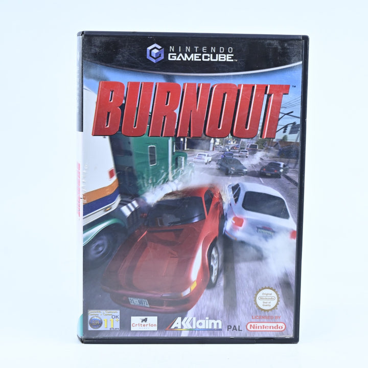 Burnout - Nintendo Gamecube Game + Manual - PAL - FREE POST!