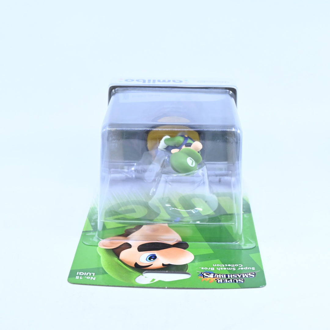 SEALED! Luigi Amiibo No. 15 - Super Smash Bros. Collection - Toy