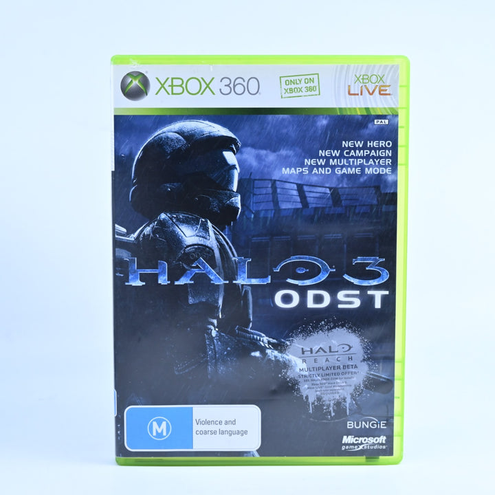 Halo 3 ODST - Xbox 360 Game + Manual - PAL - MINT DISC!