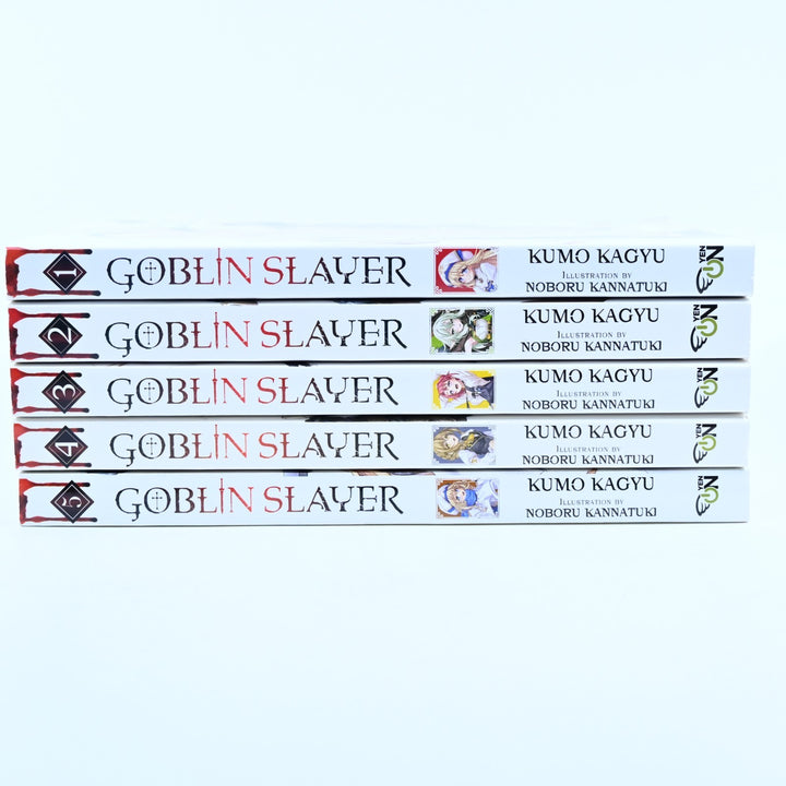 Goblin Slayer - Volumes 1-5 - Kumo Kagyu - Yen On - Light Novel / Manga