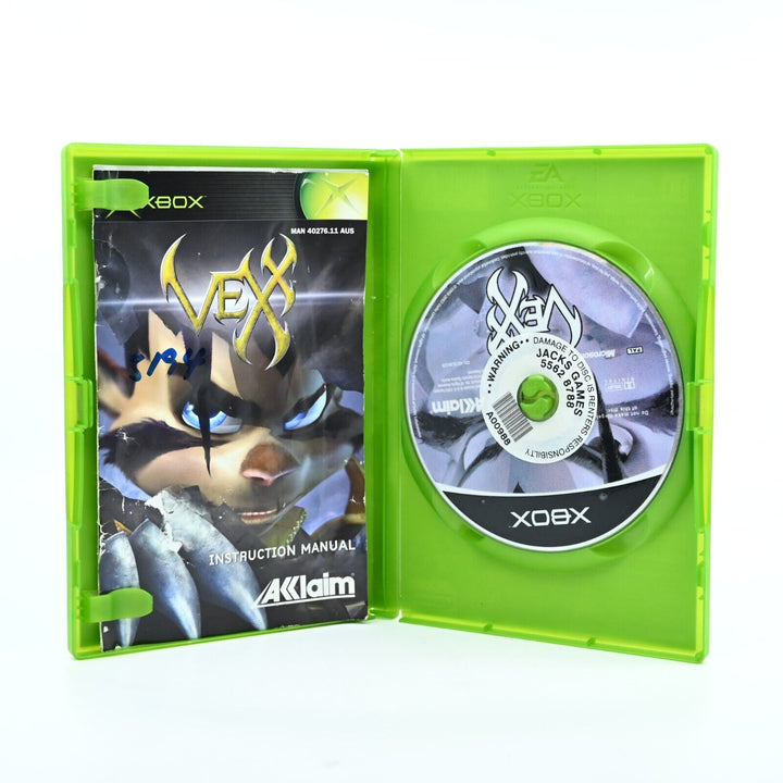 Vexx - Original Xbox Game + Manual - PAL - MINT DISC!