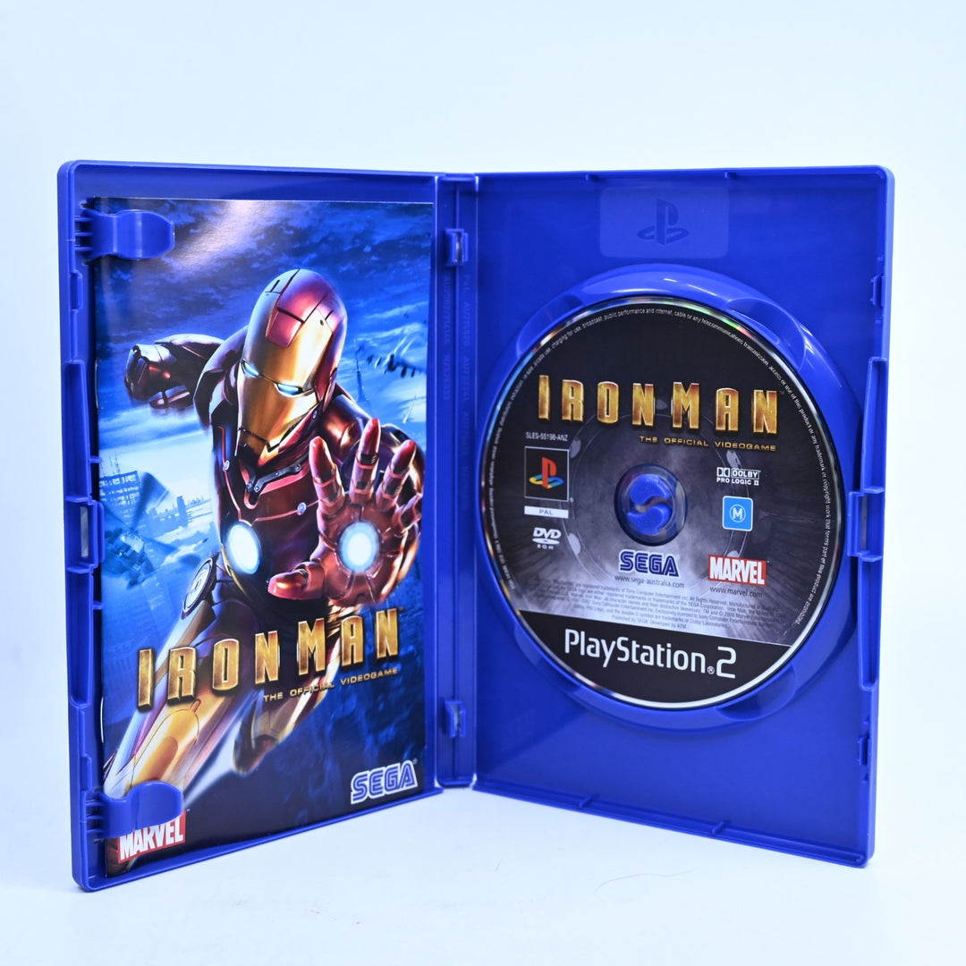 Iron Man - Sony Playstation 2 / PS2 Game + Manual - PAL - MINT DISC!