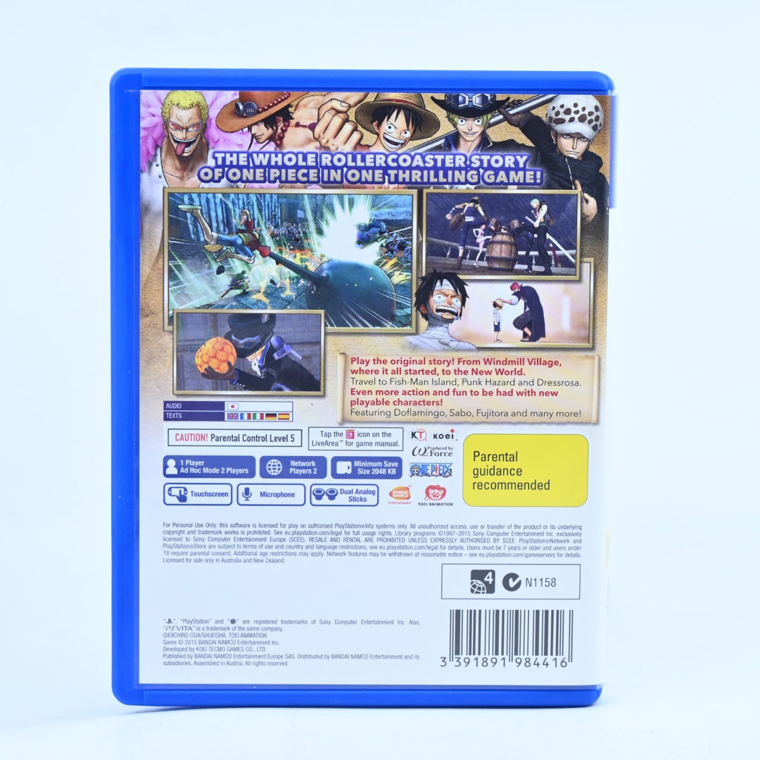 One Piece Pirate Warriors 3 - Sony PS Vita Game - FREE POST!