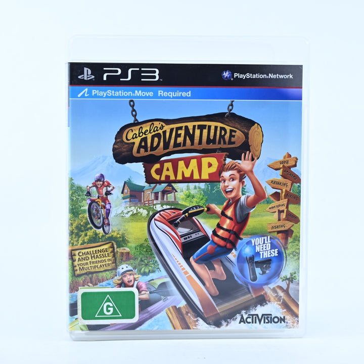 Cabela's Adventure Camp - Sony Playstation 3 / PS3 Game + Manual - MINT DISC!