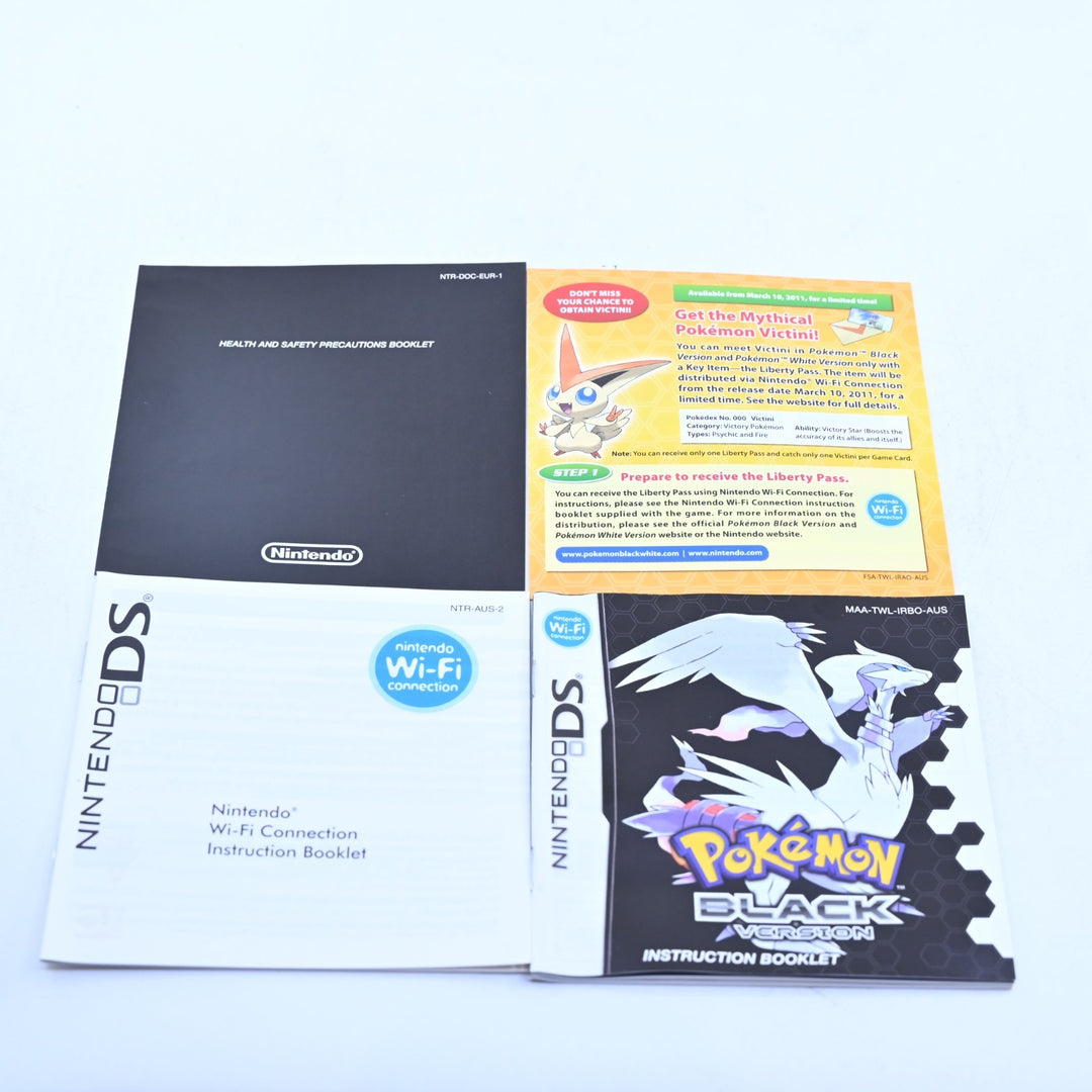 Pokemon Black Version - Nintendo DS Game - AUS PAL + Manual - FREE POST!