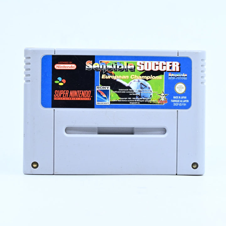 Sensible Soccer: European Champions - Super Nintendo / SNES Game - PAL