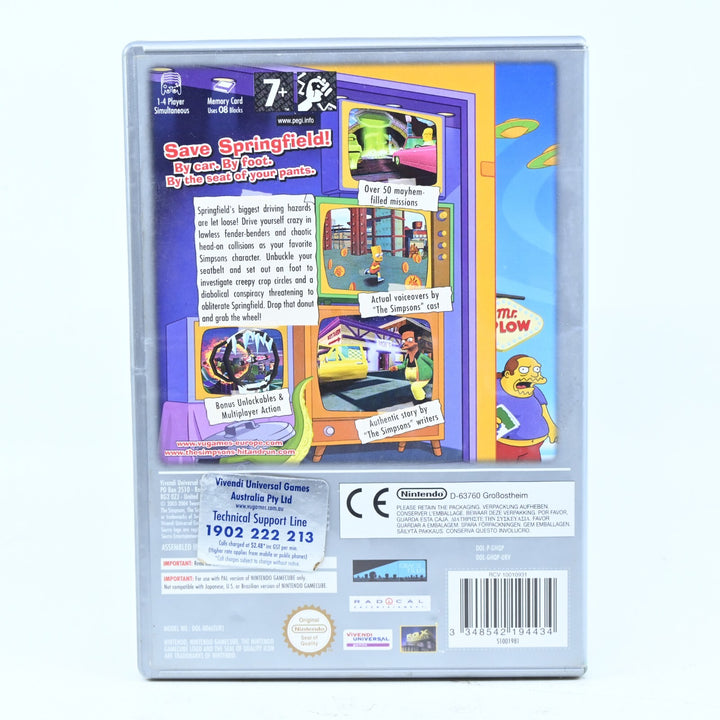 The Simpsons: Hit & Run - Nintendo Gamecube Game - No Manual - PAL - FREE POST!