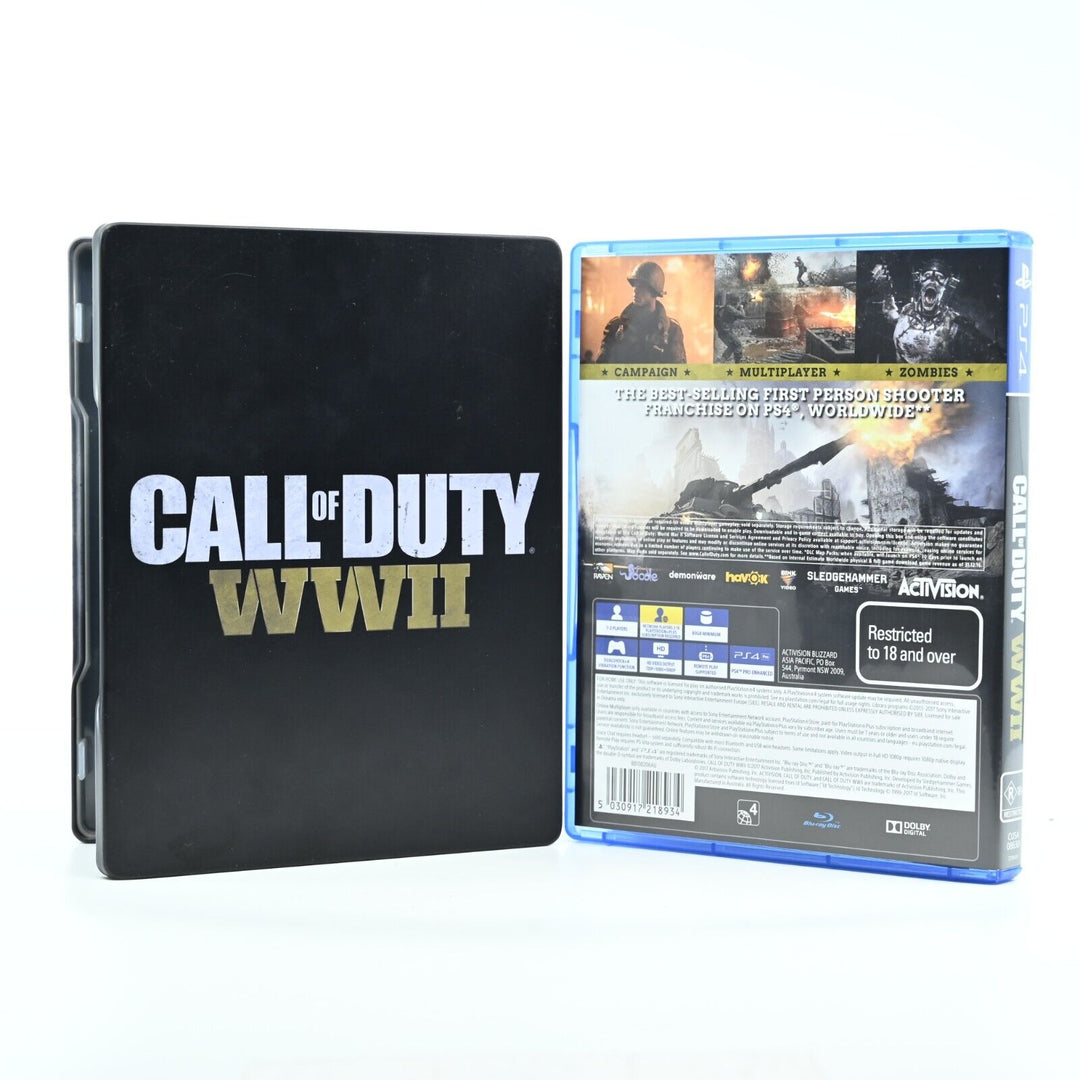 Call of Duty: WWII Steel Case Bundle - Sony Playstation 4 / PS4 Game