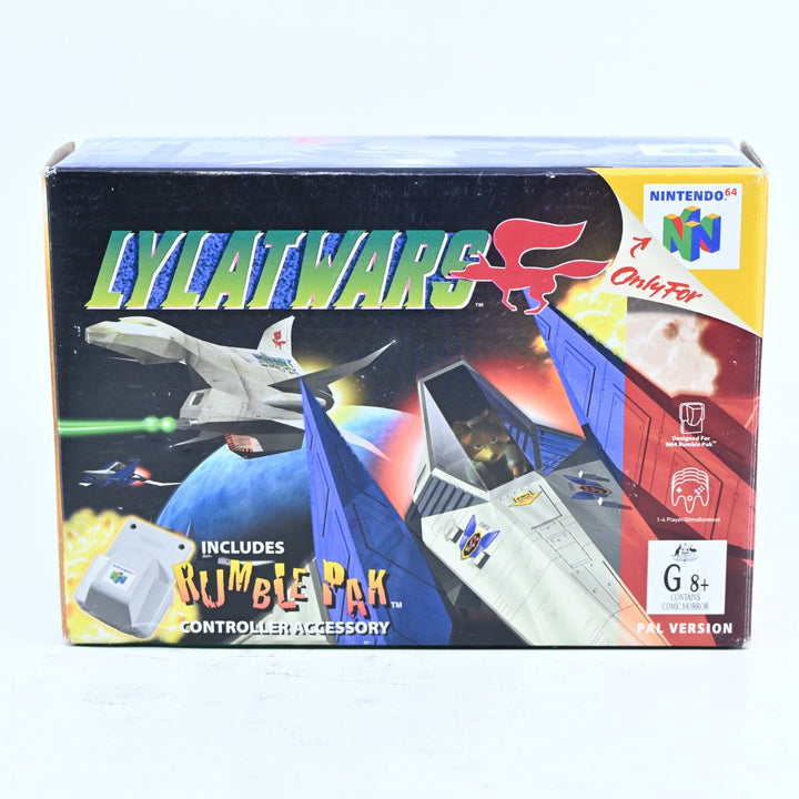 Lylat Wars - N64 / Nintendo 64 Boxed Game + Rumble Pak - PAL - FREE POST!
