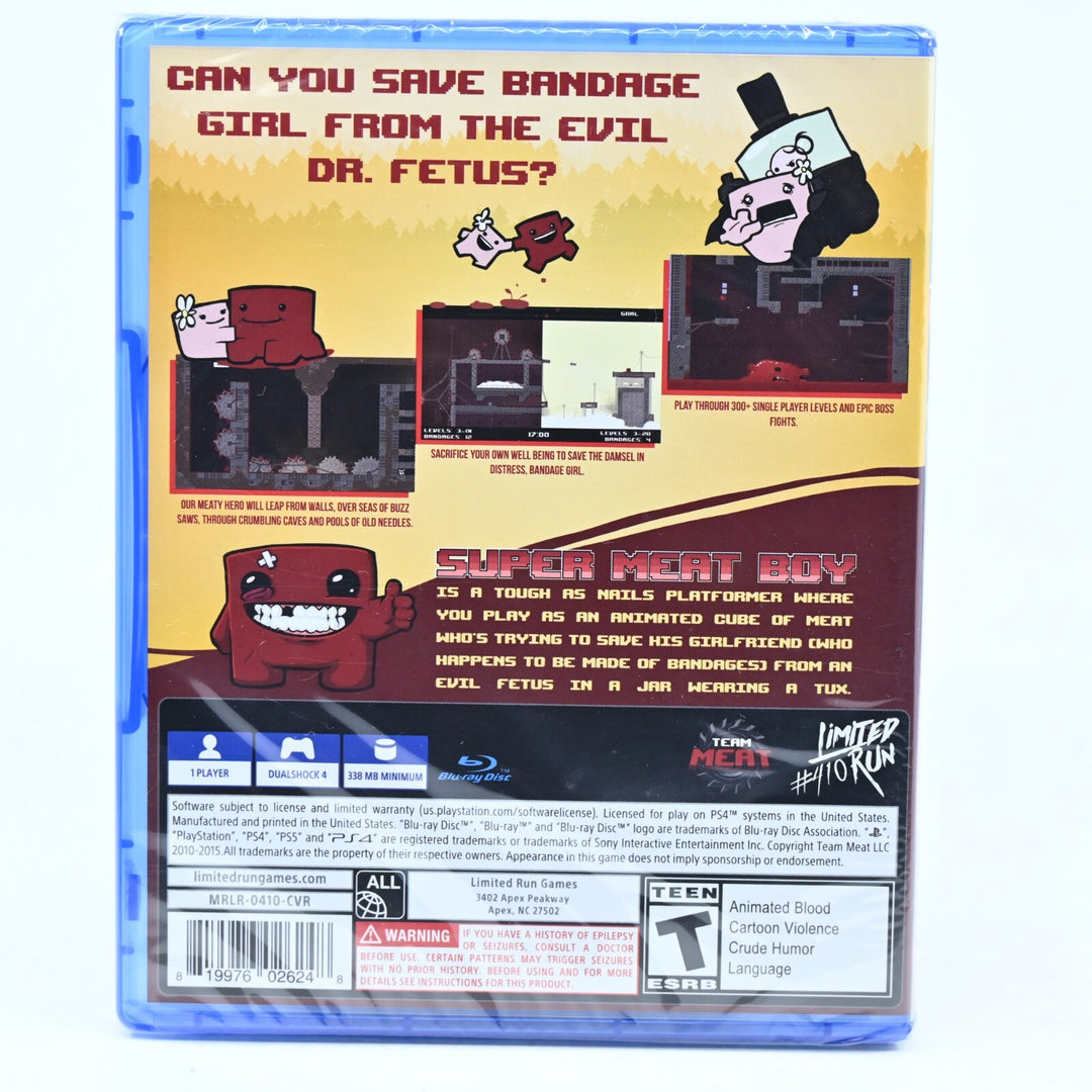 SEALED! Super Meat Boy - LR-P290 - Sony Playstation 4 / PS4 Game - FREE POST!