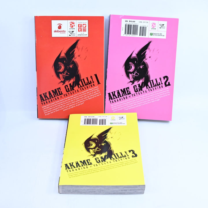 Akame Ga Kill - Volumes 1-6 - Takahiro - Yen Press - Manga