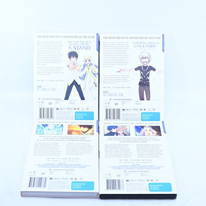 A Certain Magical Index - Seasons 1 & 2 - Region 4 - Anime DVD