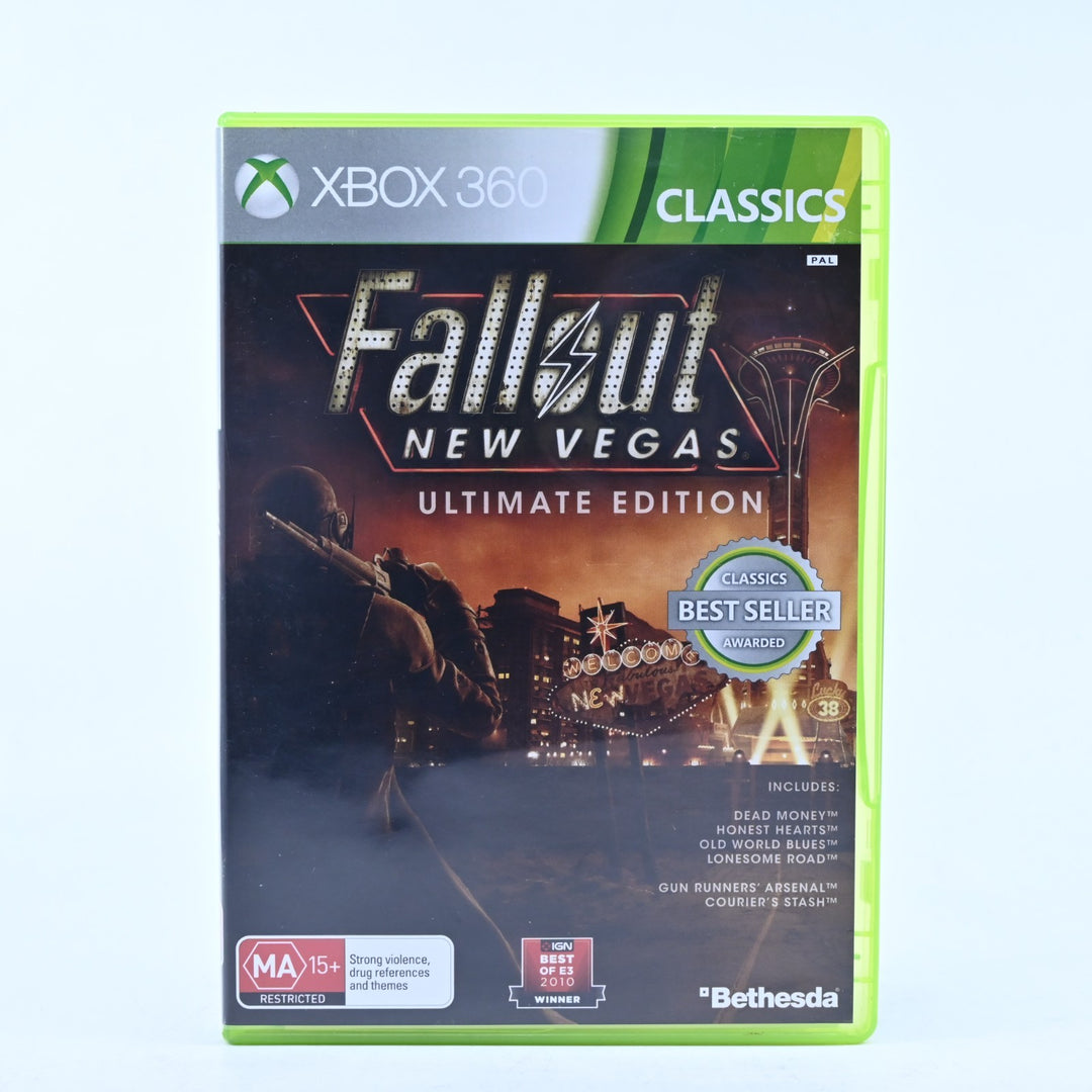 Fallout: New Vegas - Ultimate Edition - Xbox 360 Game + Manual - PAL