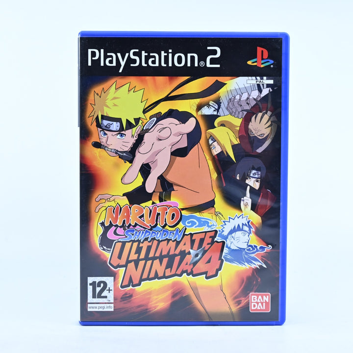 Naruto Ultimate Ninja 4 - Sony Playstation 2 / PS2 Game + Manual - PAL