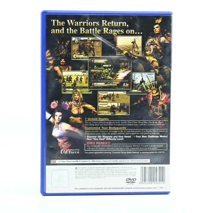 Dynasty Warriors 3: Xtreme Legends - Sony Playstation 2 / PS2 Game - PAL