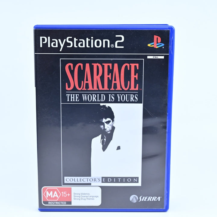 Scarface: The World Is Yours Collectors Edition - PS2 Game + Manual, Map & Bonus