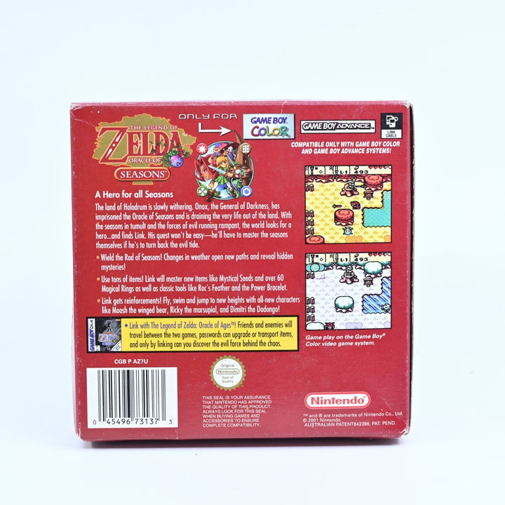 The Legend of Zelda: Oracle of Seasons - Nintendo Gameboy Color Boxed Game