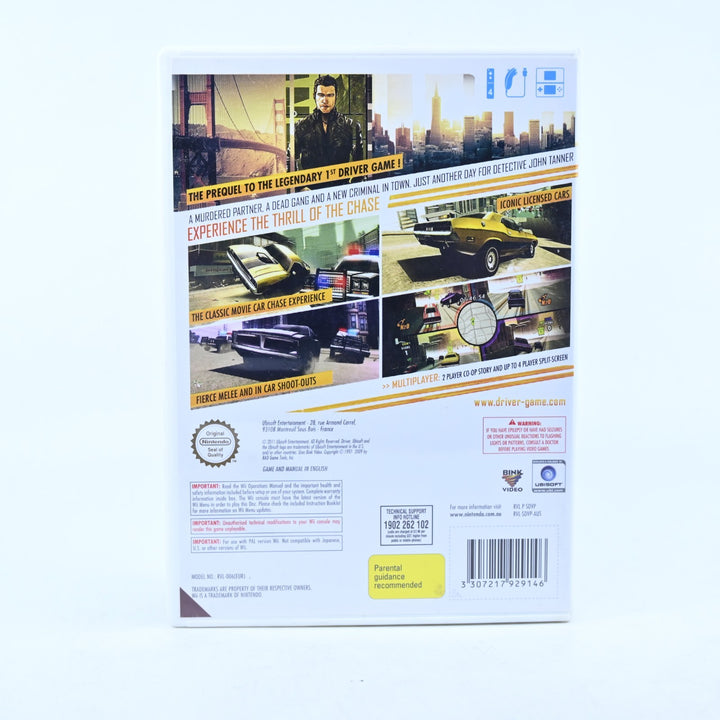 Driver San Francisco - Nintendo Wii Game + Manual - PAL - MINT DISC!