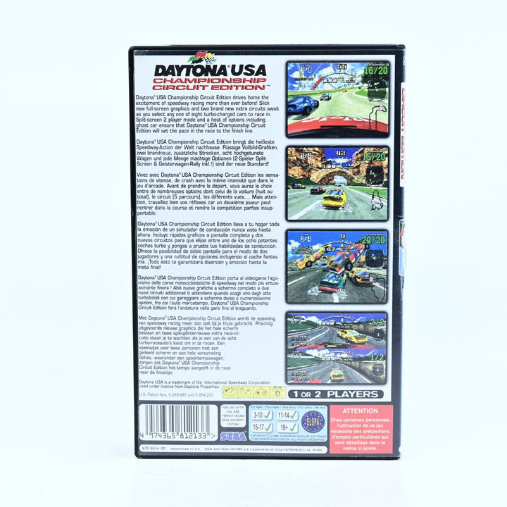 Daytona USA Championship Circuit Edition - Sega Saturn Game + Manual - PAL