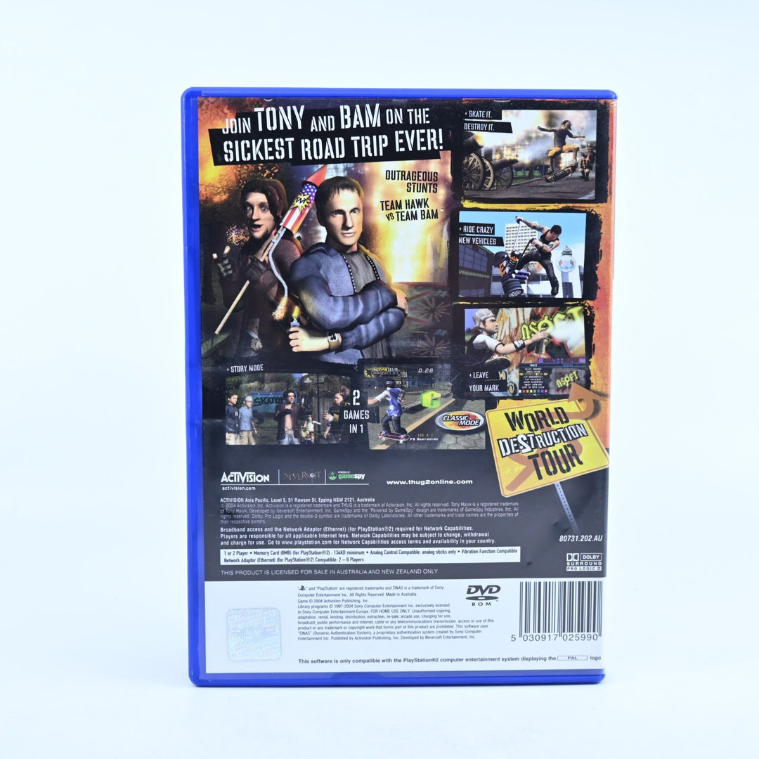 Tony Hawk's Underground 2 - Sony Playstation 2 / PS2 Game + Manual - PAL