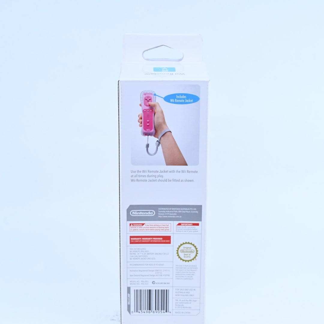 UNOPENED! Pink Wii Remote - Nintendo Wii Accessory - FREE POST! Wiimote