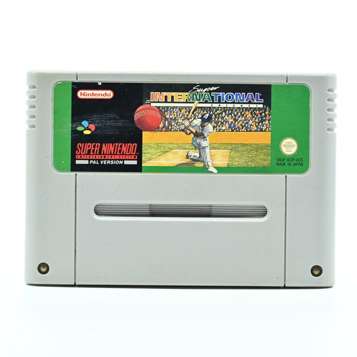 Super International Cricket - Super Nintendo / SNES Game - PAL - FREE POST!