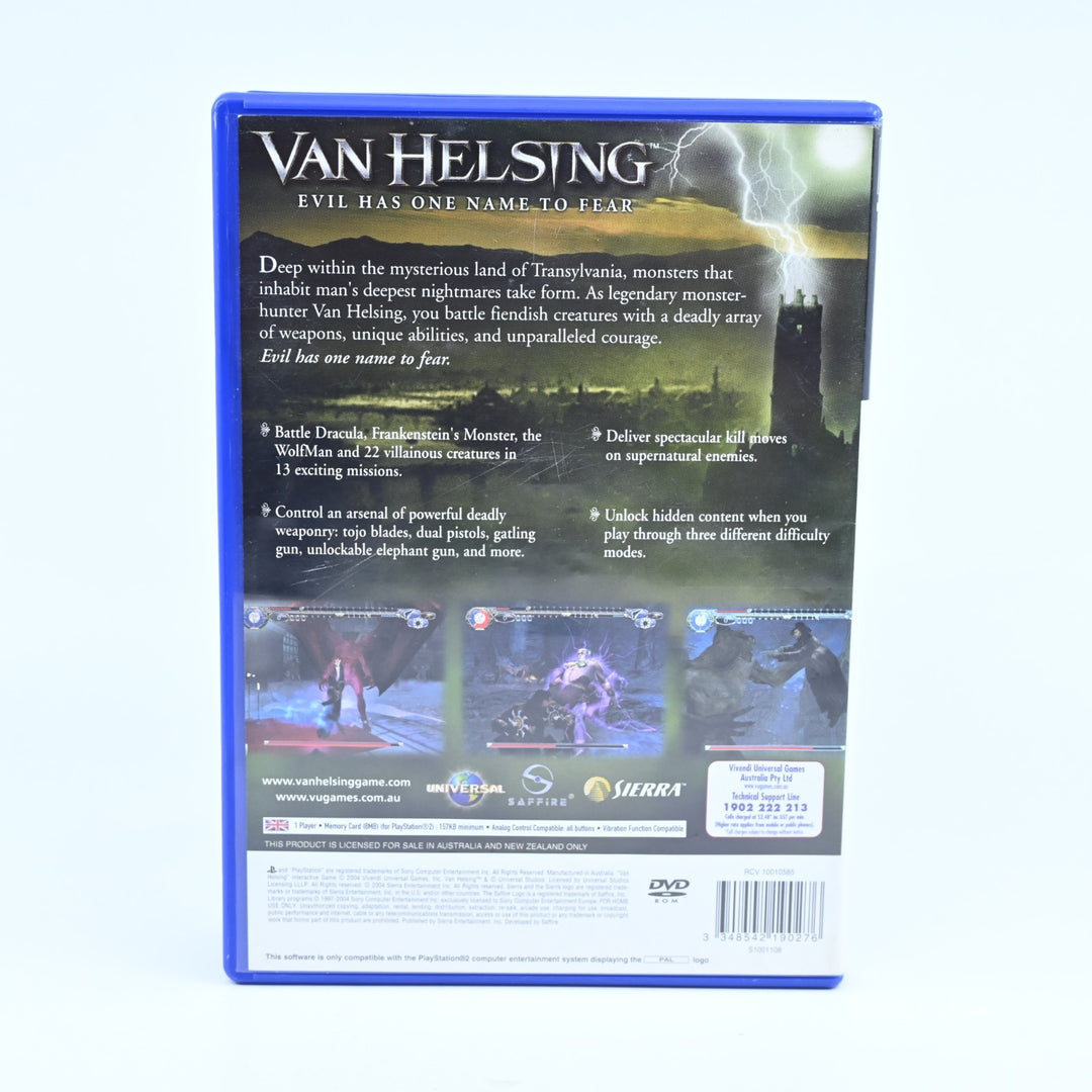 Van Helsing - Sony Playstation 2 / PS2 Game + Manual - PAL - MINT DISC!