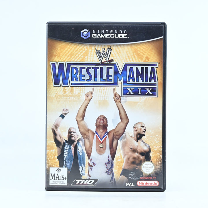 Wrestlemania XIX - Nintendo Gamecube Game + Manual - PAL - FREE POST!