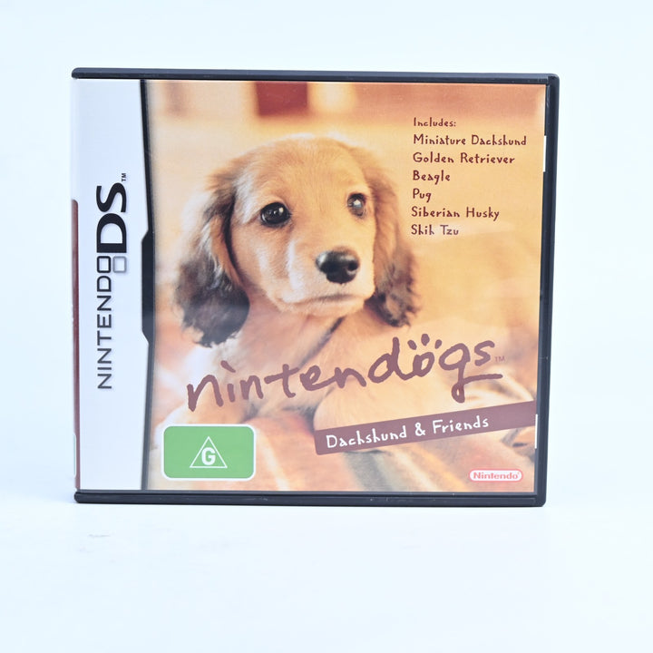 Nintendogs Dachshund & Friends - Nintendo DS Game - PAL - No Manual