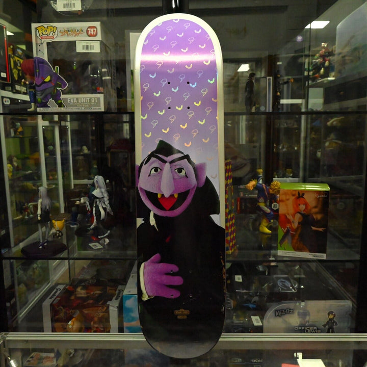 Sesame Street The Count Yellow Feather Fund Limited Edition Skateboard Deck