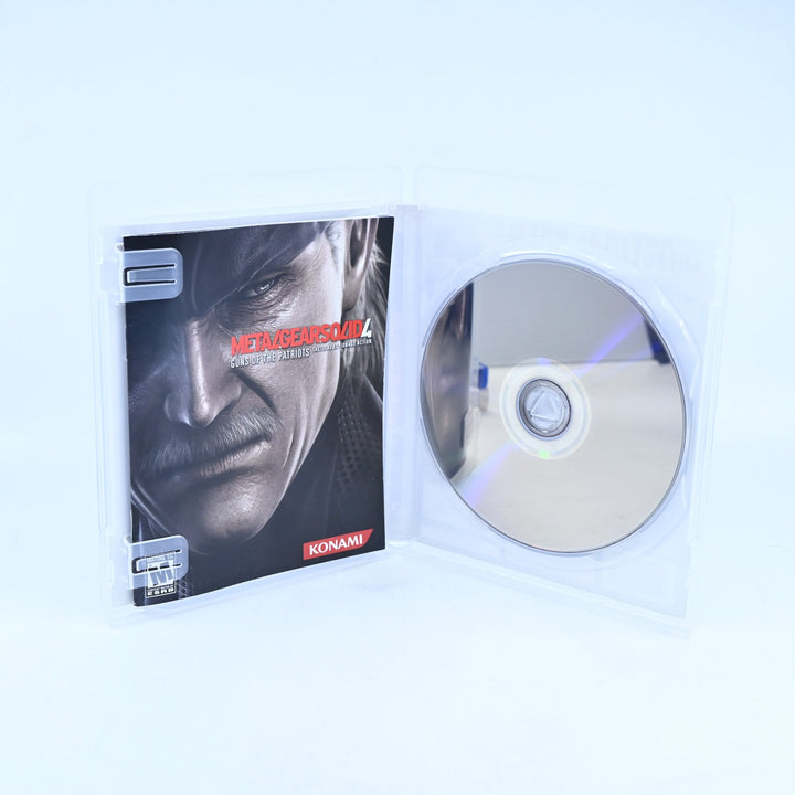 Metal Gear Solid 4: Guns of The Patriots - PS3 Game + Manual - Region Free