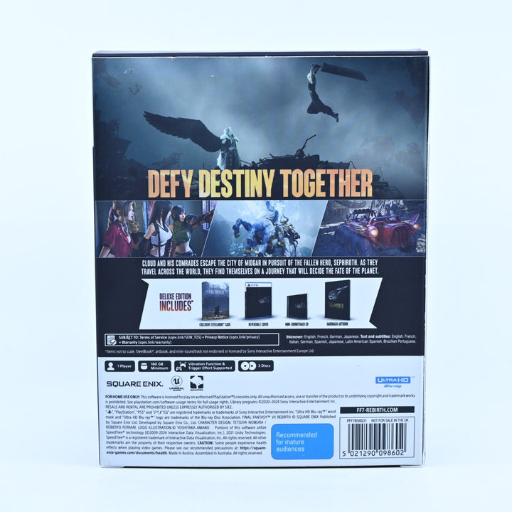 Final Fantasy VII Rebirth Deluxe Edition - Sony Playstation 5 / PS5 Game