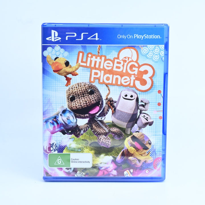 SEALED! LittleBigPlanet 3 - Sony Playstation 4 / PS4 Game - MINT DISC!