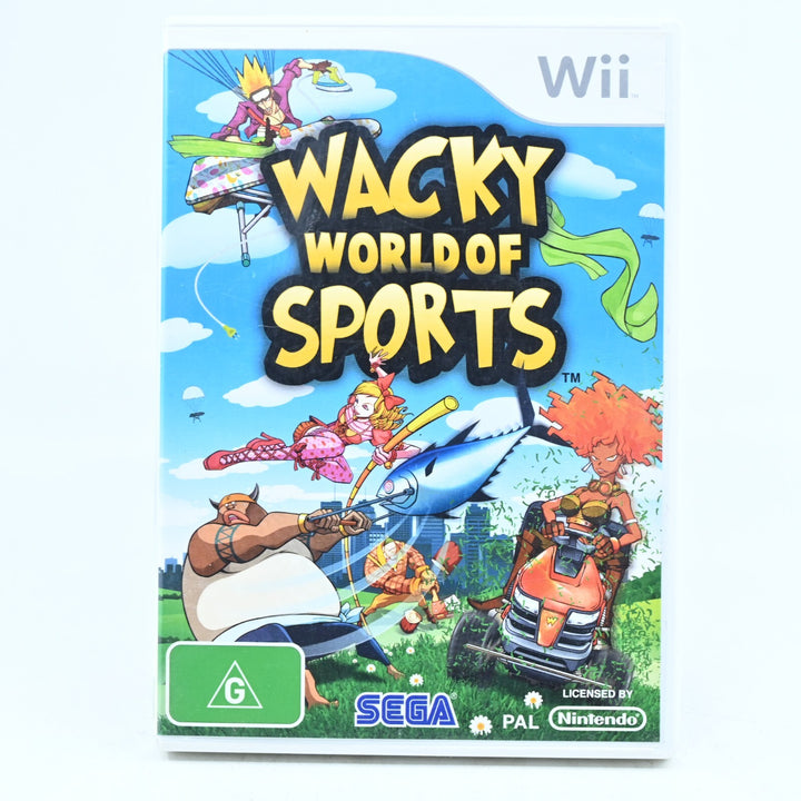 Wacky World Of Sports - Nintendo Wii Game + Manual - PAL - FREE POST!