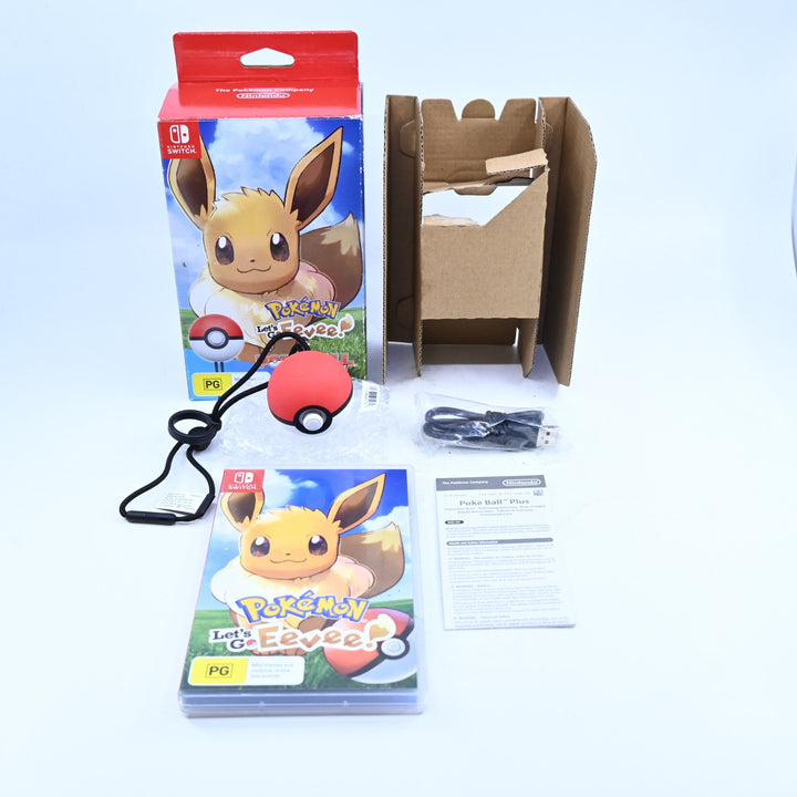 Pokemon: Let's Go, Eevee! + Pokeball Plus - Nintendo Switch Game - FREE POST!