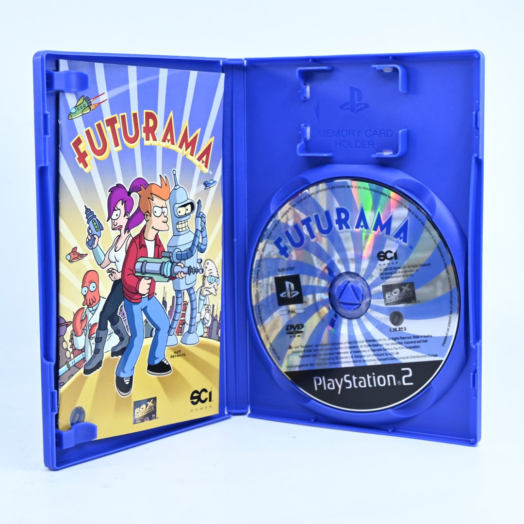 Futurama - Sony Playstation 2 / PS2 Game + Manual - PAL - MINT DISC!