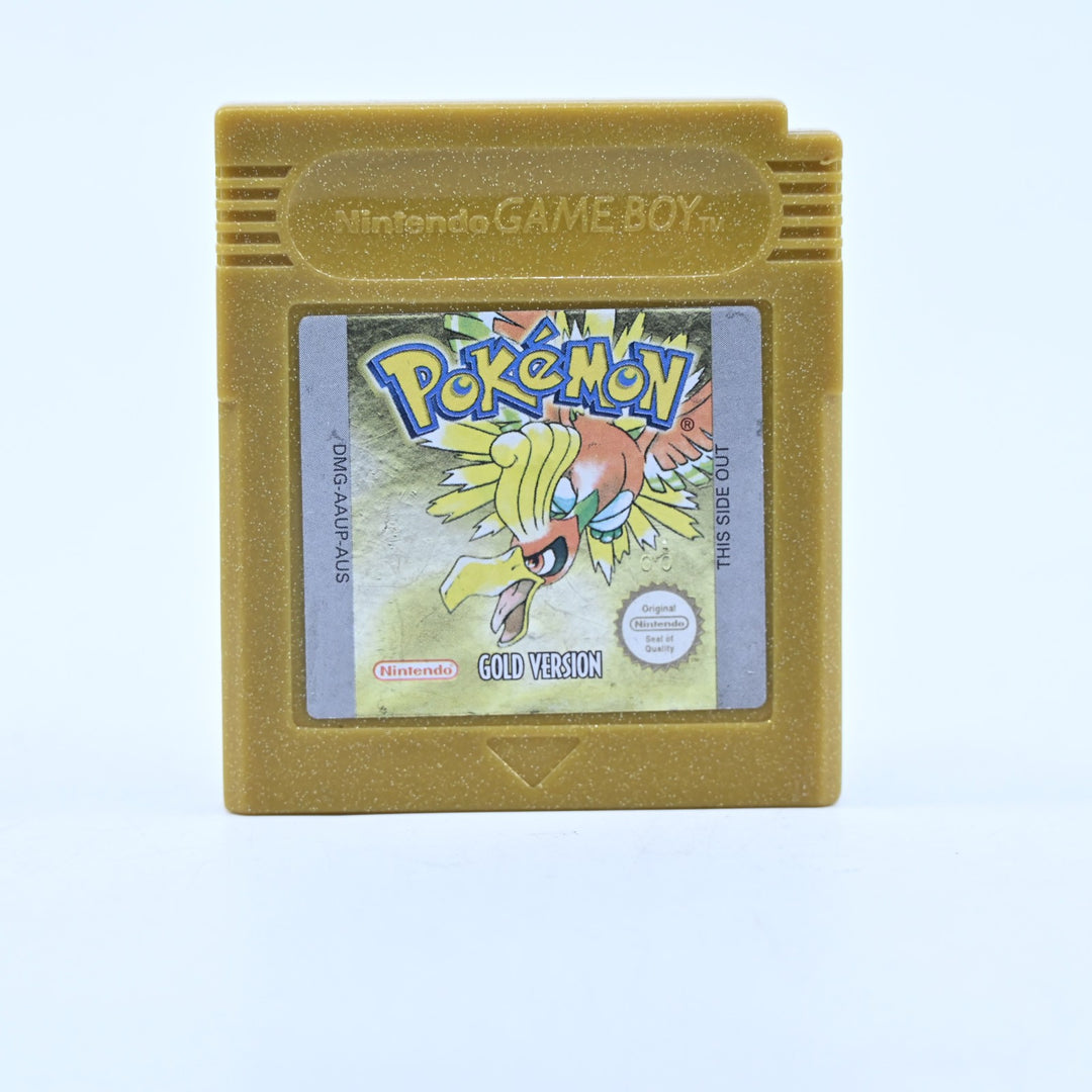 Pokemon Gold Version - Nintendo Gameboy Color Boxed Game - PAL - NEW BATTERY!