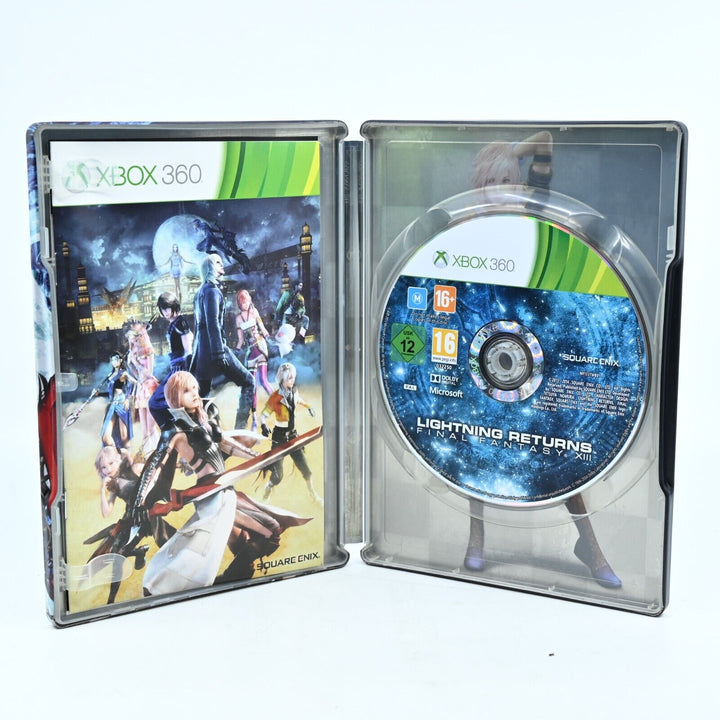 Final Fantasy XIII Lightning Returns Steelbook - Xbox 360 Game + Manual - PAL