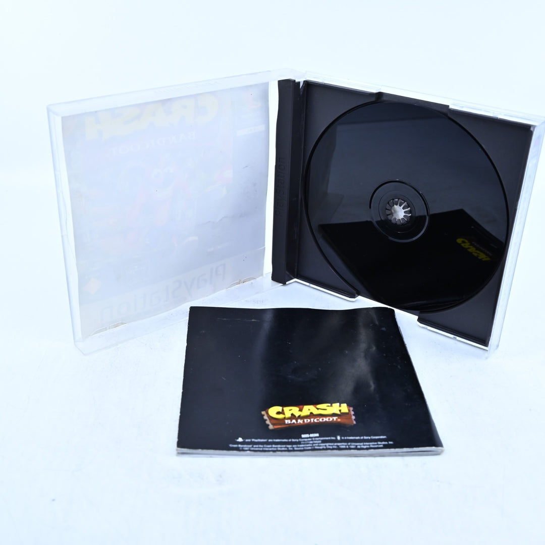 Crash Bandicoot - Sony Playstation 1 / PS1 Game + Manual - PAL - MINT DISC!