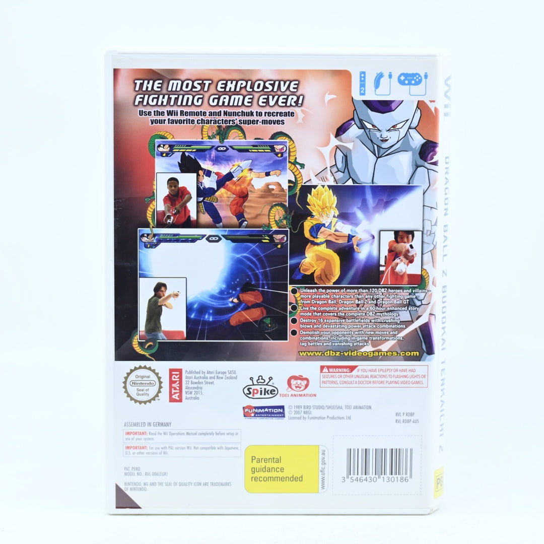 Dragon Ball Z: Budokai Tenkaichi 2 - Nintendo Wii Game - PAL - FREE POST!