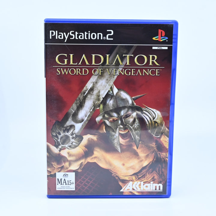 Gladiator Sword of Vengeance - Sony Playstation 2 / PS2 Game + Manual - PAL