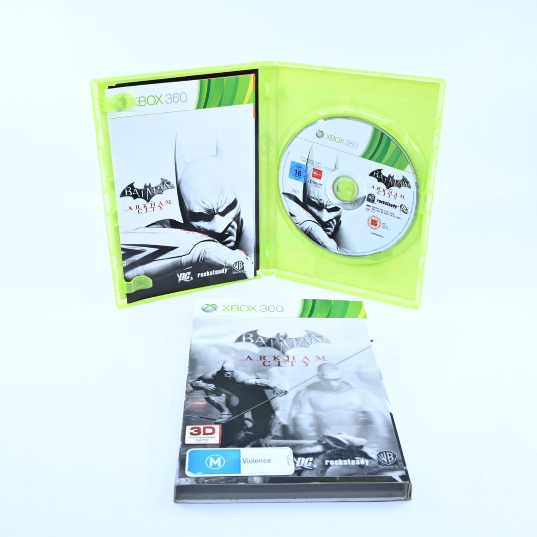 Batman: Arkham City Lenticular Cover - Xbox 360 Game + Manual - PAL - MINT DISC!
