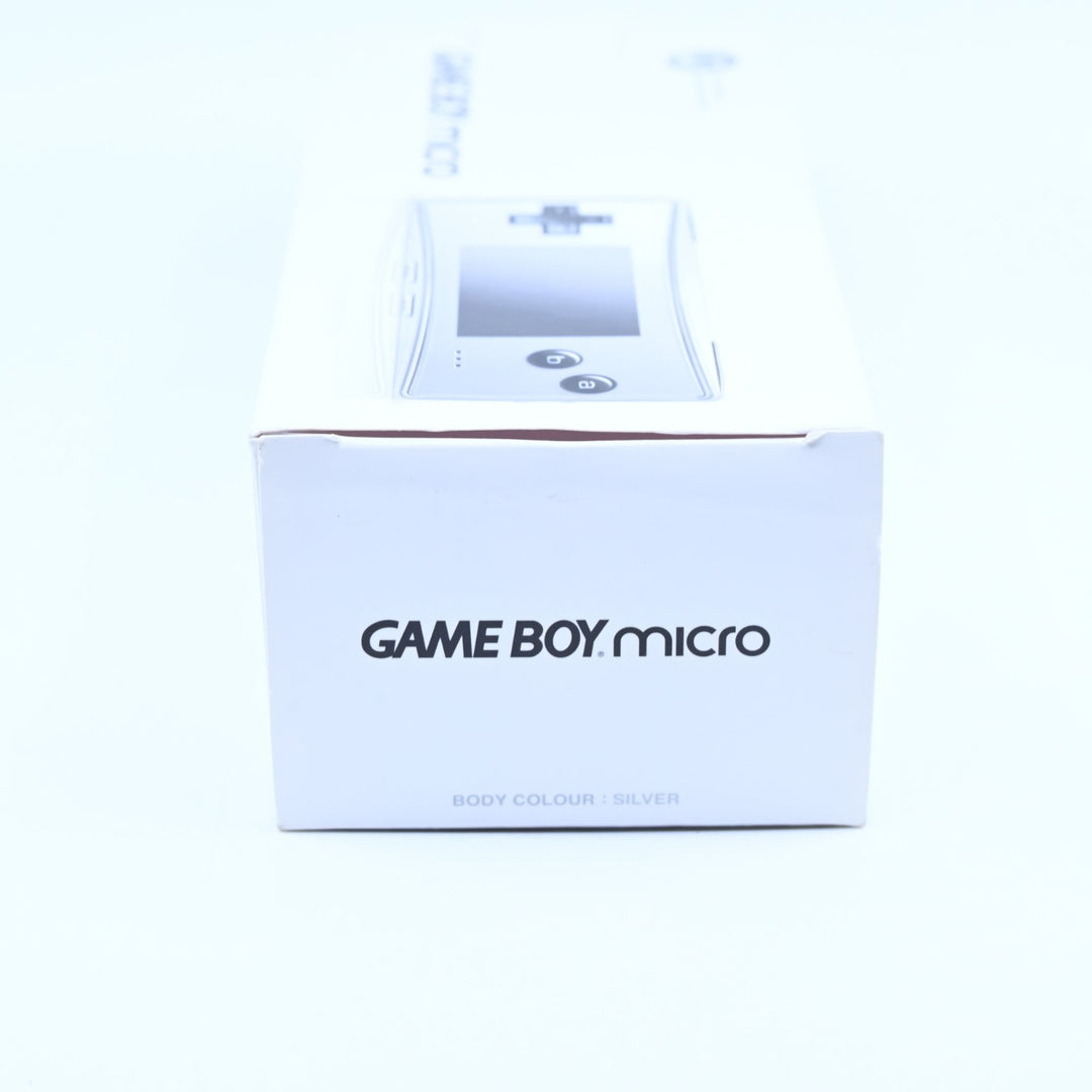 OXY-001 Silver - Nintendo Gameboy Micro Boxed Console - FREE POST!